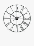 Thomas Kent skeleton outdoor wall clock 83cm grey, imported from the UK
