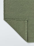 John Lewis recycled cotton bath mat 80x50cm plain textured (British brand)