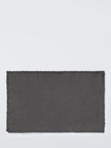 John Lewis John Lewis Organic Cotton Fringe Bath Mat 50x80cm- Buy online at McGrocer