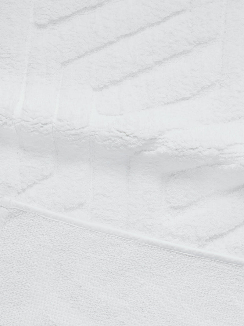 John Lewis sculpted bath mat white 50x80cm, UK version