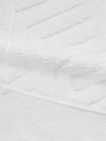 John Lewis sculpted bath mat white 50x80cm, UK version