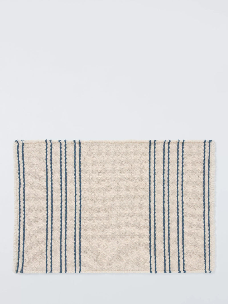 John Lewis Textured Stripe Bath Mat 50x80cm