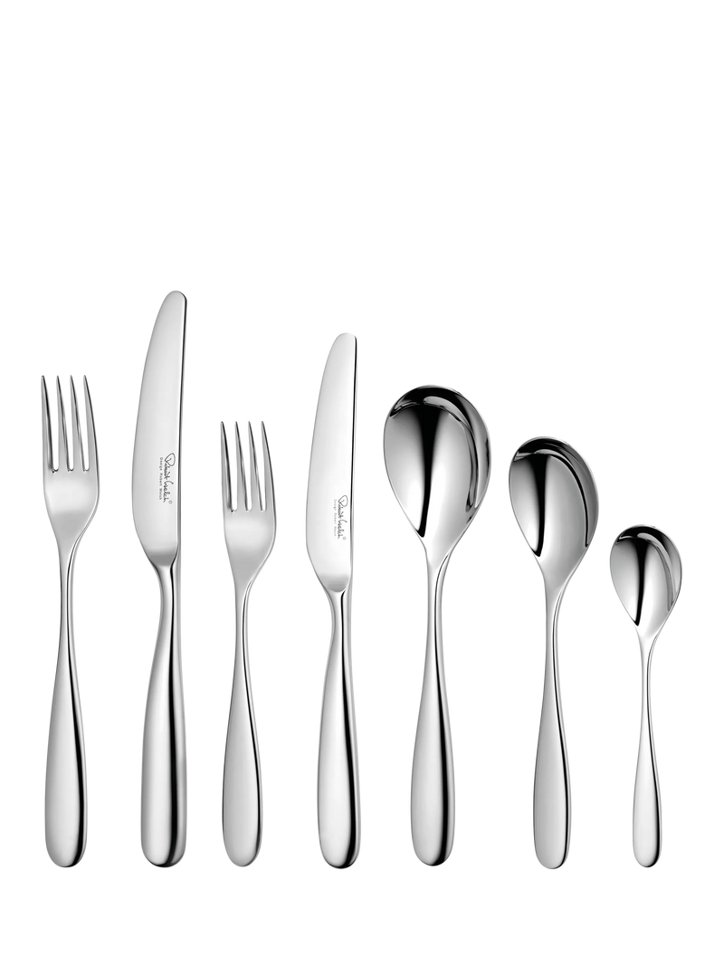 Robert Welch Stanton Bright cutlery set 56 piece 8 settings (British brand)