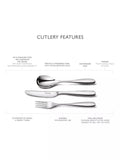 Robert Welch Stanton cutlery set 84 piece, British brand