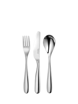 John Lewis Robert Welch Stanton Bright Stainless Steel Children's Cutlery Set, 3 Piece- Buy online at McGrocer