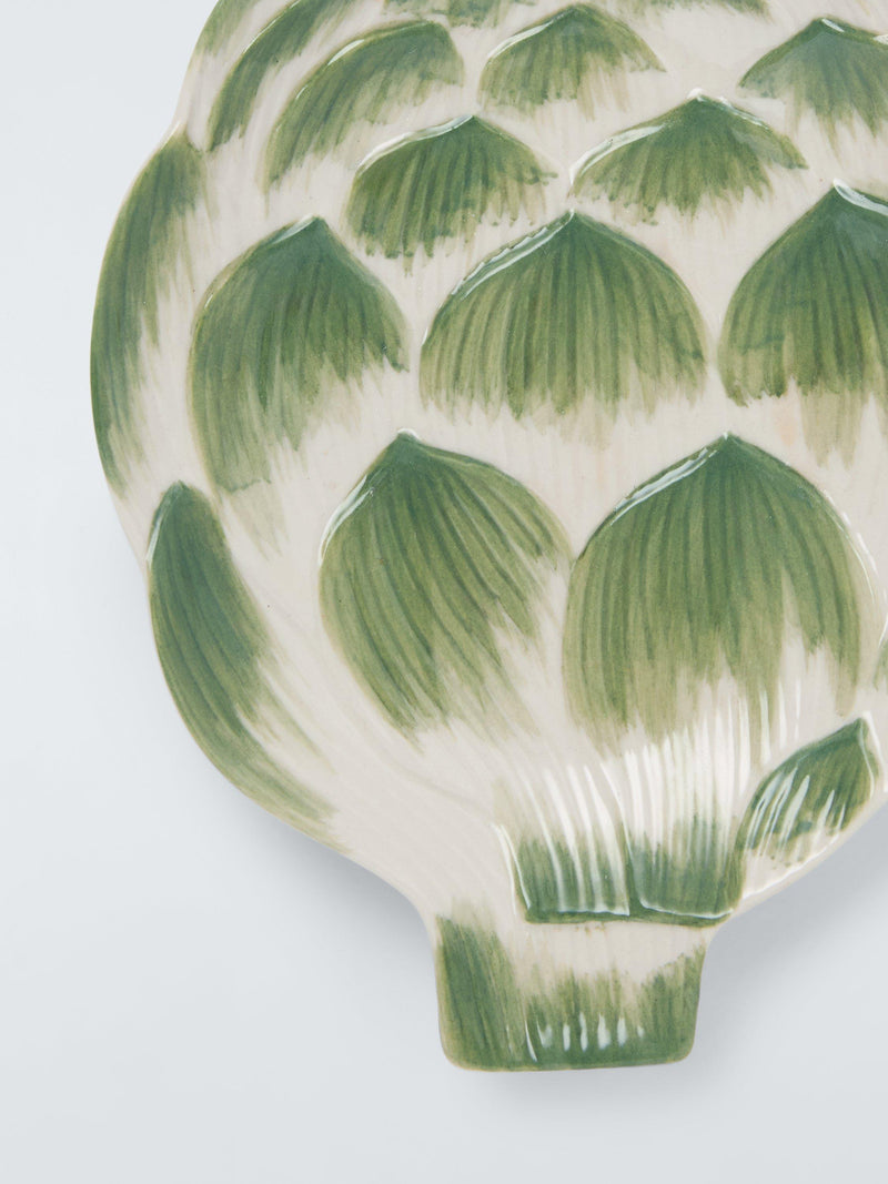 John Lewis Deliciously Ella artichoke hand-painted plate 20cm, imported from the UK