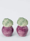 John Lewis X Deliciously Ella beetroot shakers hand painted, UK version