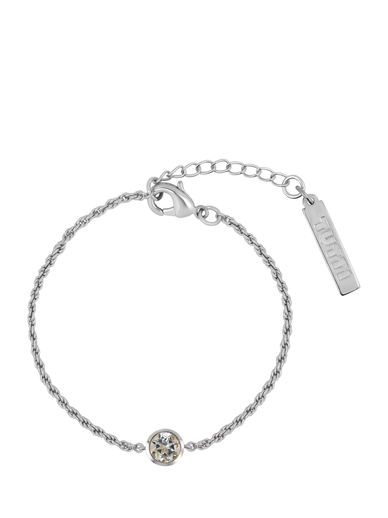 Tutti Birthstone Bracelet, Silver