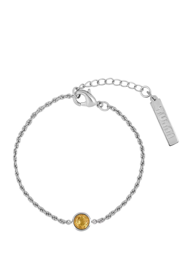 Tutti Birthstone Bracelet, Silver