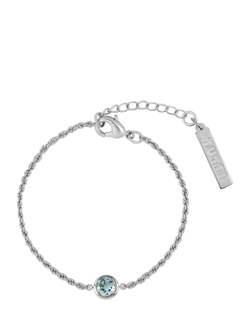 Tutti Birthstone Bracelet, Silver