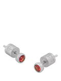 Tutti birthstone silver stud earrings, UK version