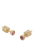 Tutti Birthstone Stud Earrings Gold
