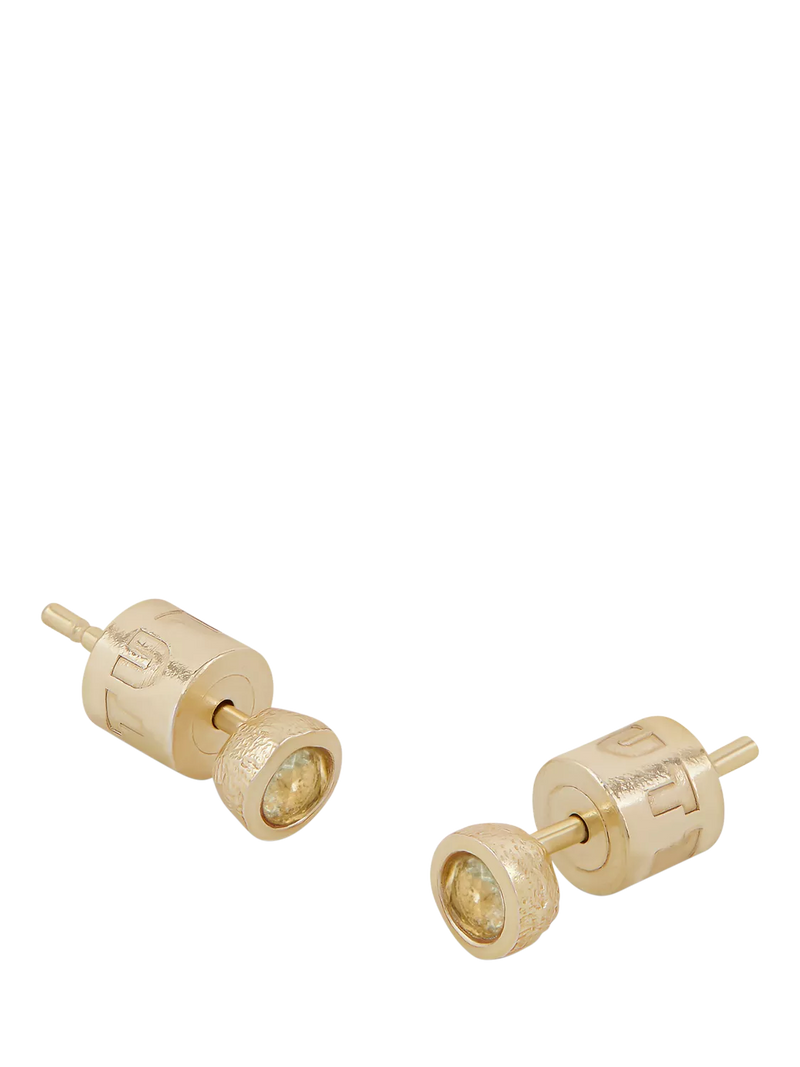 Tutti Birthstone Stud Earrings Gold