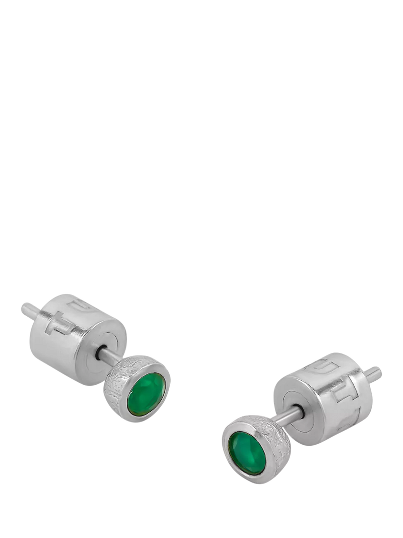 Tutti Birthstone Stud Earrings Silver