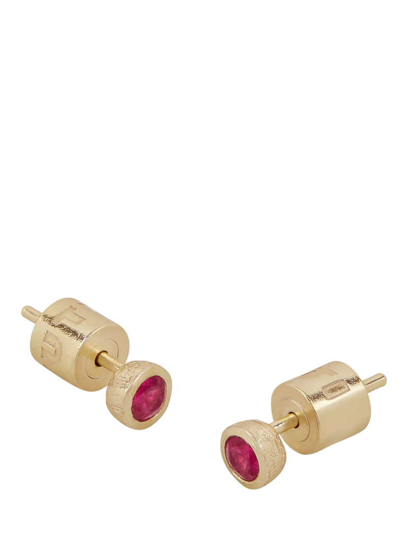 Tutti Birthstone Stud Earrings Gold