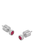 Tutti Birthstone Stud Earrings Silver