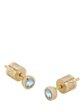 Tutti Birthstone Stud Earrings Gold