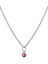 John Lewis Tutti Birthstone Necklace Silver Pendant, 45cm- Buy online at McGrocer