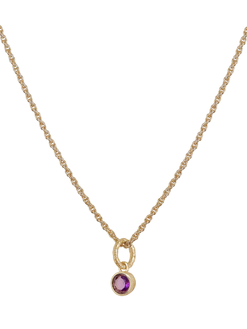Tutti Birthstone Necklace Gold 45cm