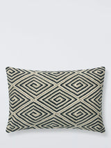 John Lewis John Lewis Global Diamonds Black Scatter Cushion 40 x 60 cm- Buy online at McGrocer