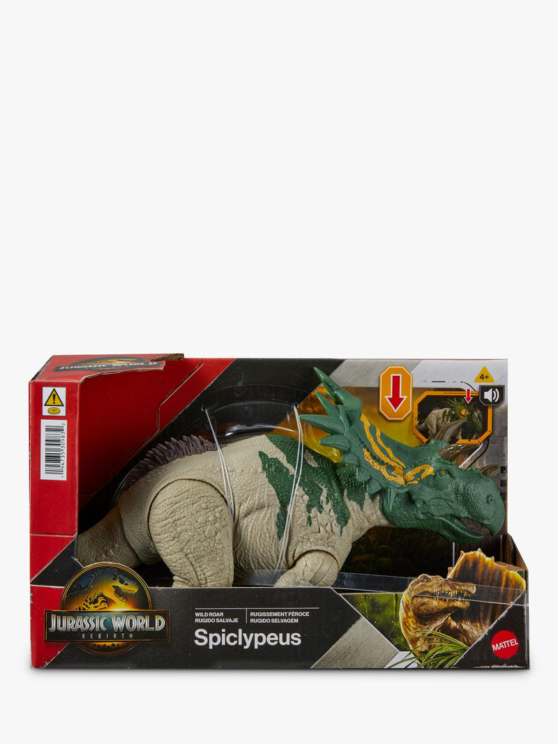 Spiclypeus Dinosaur Toy with Wild Roar Attack and Movable Joints, 11-inch Long