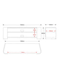 Tom Schneider Cruz media unit 150cm (British brand)