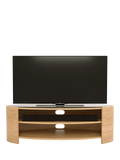 Tom Schneider Elliptic Deluxe media unit 125cm natural oak, imported from the UK