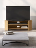 Tom Schneider Elliptic Deluxe media unit 125cm natural oak, imported from the UK