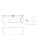 Tom Schneider Taper media unit 125cm, imported from the UK