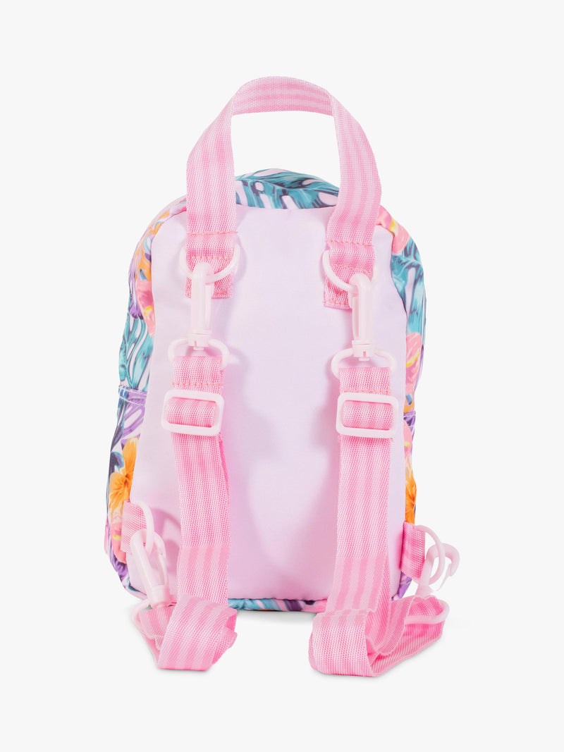 Skechers Mini Spring Multiway backpack with floral pattern, imported from the UK