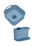 ReBorn washing up bowl and sink tidy set deep blue - British product