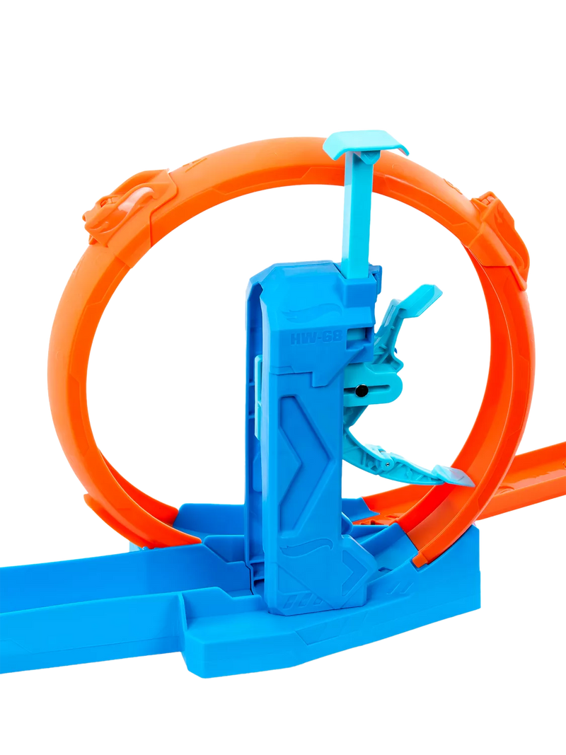 Hot Wheels track set Triple Loop Pack 13 pieces, UK version