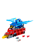 Hot Wheels Ultimate Dragon Hauler toy playset, imported from the UK