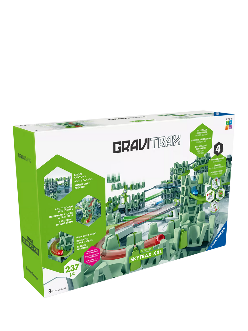 GraviTrax XXL SkyTrax Action Set marble run construction set, UK version