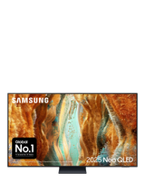 John Lewis Samsung QE85QN73F (2025) Neo QLED Mini LED 4K HDR Smart TV, 85 inch, Black- Buy online at McGrocer