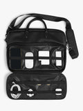 Stackers faux leather laptop bag black, UK version