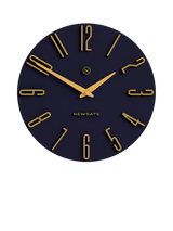 John Lewis Newgate Clocks Empire Wall Clock, Petrol Blue- Buy online at McGrocer