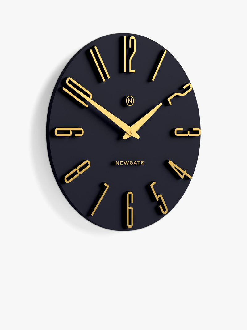 Newgate Empire Wall Clock petrol blue 40cm, UK version