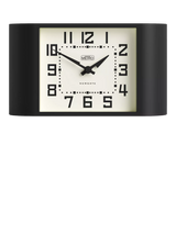 John Lewis Newgate Clocks Mini Metro Analogue Mantel Clock, Black- Buy online at McGrocer
