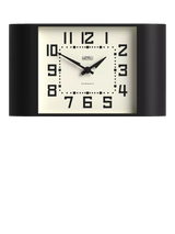 John Lewis Newgate Clocks Metro Square Dial Analogue Wall Clock, Black- Buy online at McGrocer
