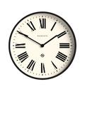 Newgate No2 Roman numeral wall clock black, imported from the UK