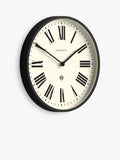 Newgate No2 Roman numeral wall clock black, imported from the UK
