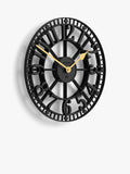 Newgate Clocks skeleton wall clock 40cm black - British product