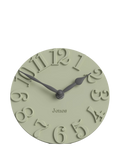 Jones Clocks Hampstead mantel clock desert sage (British brand)
