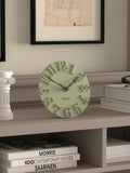 Jones Clocks Hampstead mantel clock desert sage (British brand)