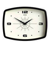 John Lewis Jones Clocks Movie Retro Analogue Wall Clock 25cm- Buy online at McGrocer
