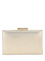 John Lewis Carvela Aintree Embellished Clutch Bag, Gold- Buy online at McGrocer