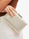 Carvela Aintree embellished clutch bag gold (British brand)