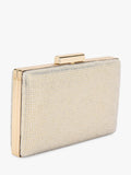 Carvela Aintree embellished clutch bag gold (British brand)