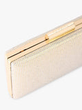 Carvela Aintree embellished clutch bag gold (British brand)